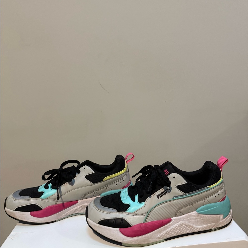 Puma Black and Gray Sneakers